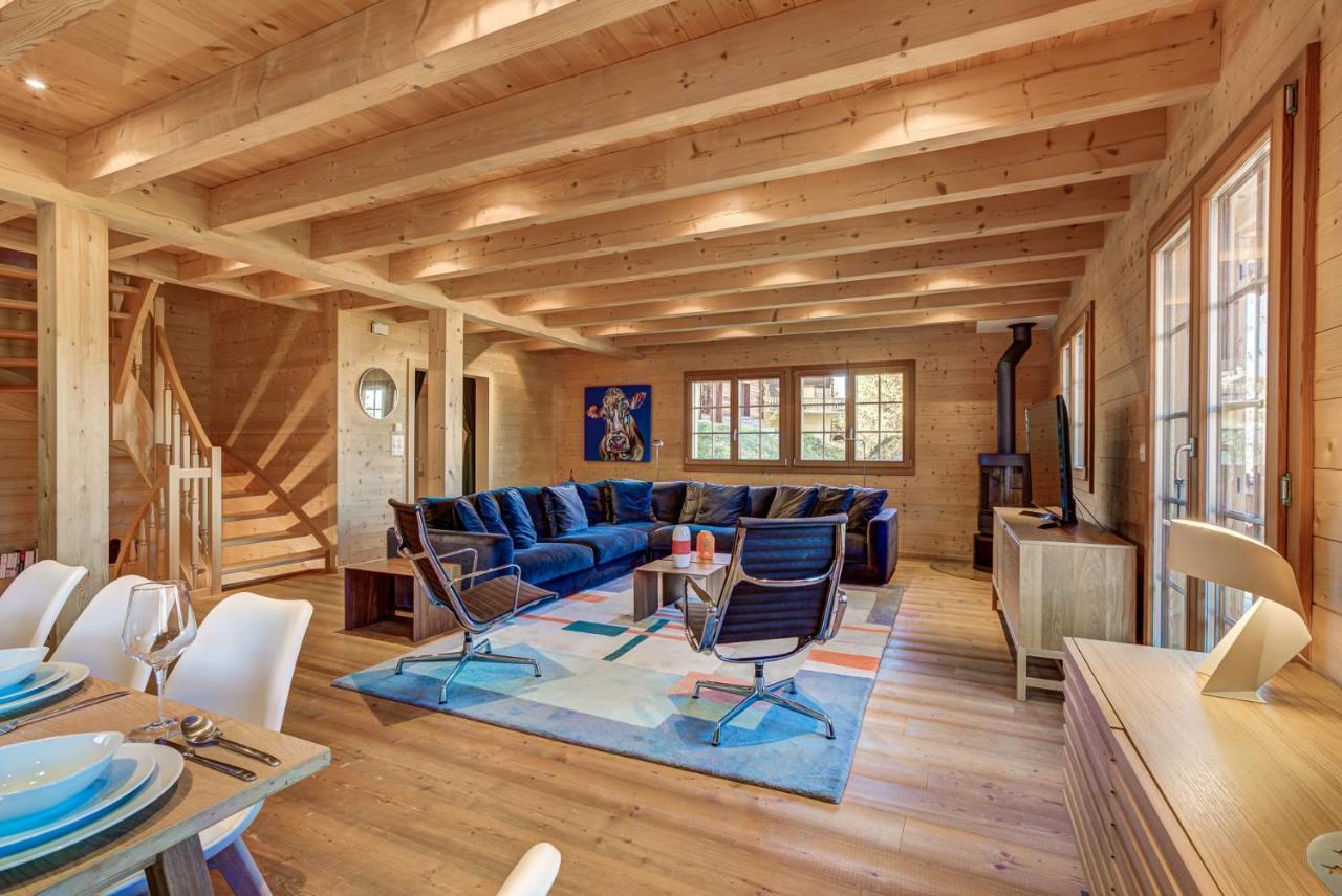 לה צומאז Chalet Le Chapeau מראה חיצוני תמונה