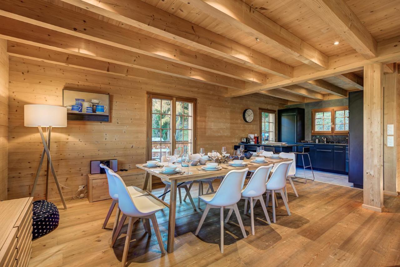 לה צומאז Chalet Le Chapeau מראה חיצוני תמונה