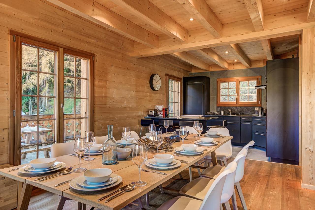 לה צומאז Chalet Le Chapeau מראה חיצוני תמונה